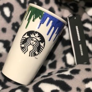 Starbucks + Band of Outsiders (Rainbow Drip) 12 fl oz Travel Mug (2014)